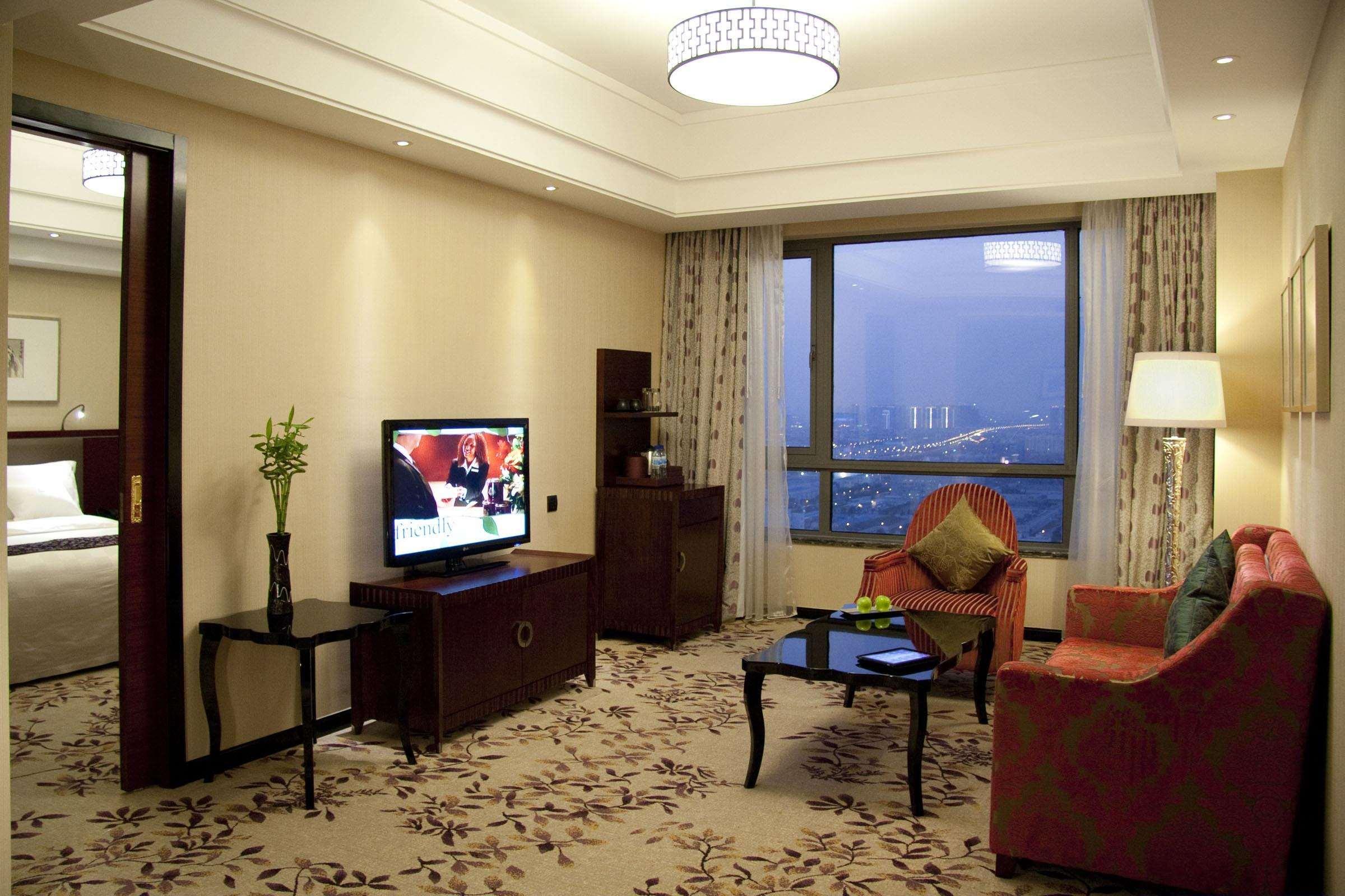 Doubletree By Hilton Wuxi Hotel Vuhszi Szoba fotó