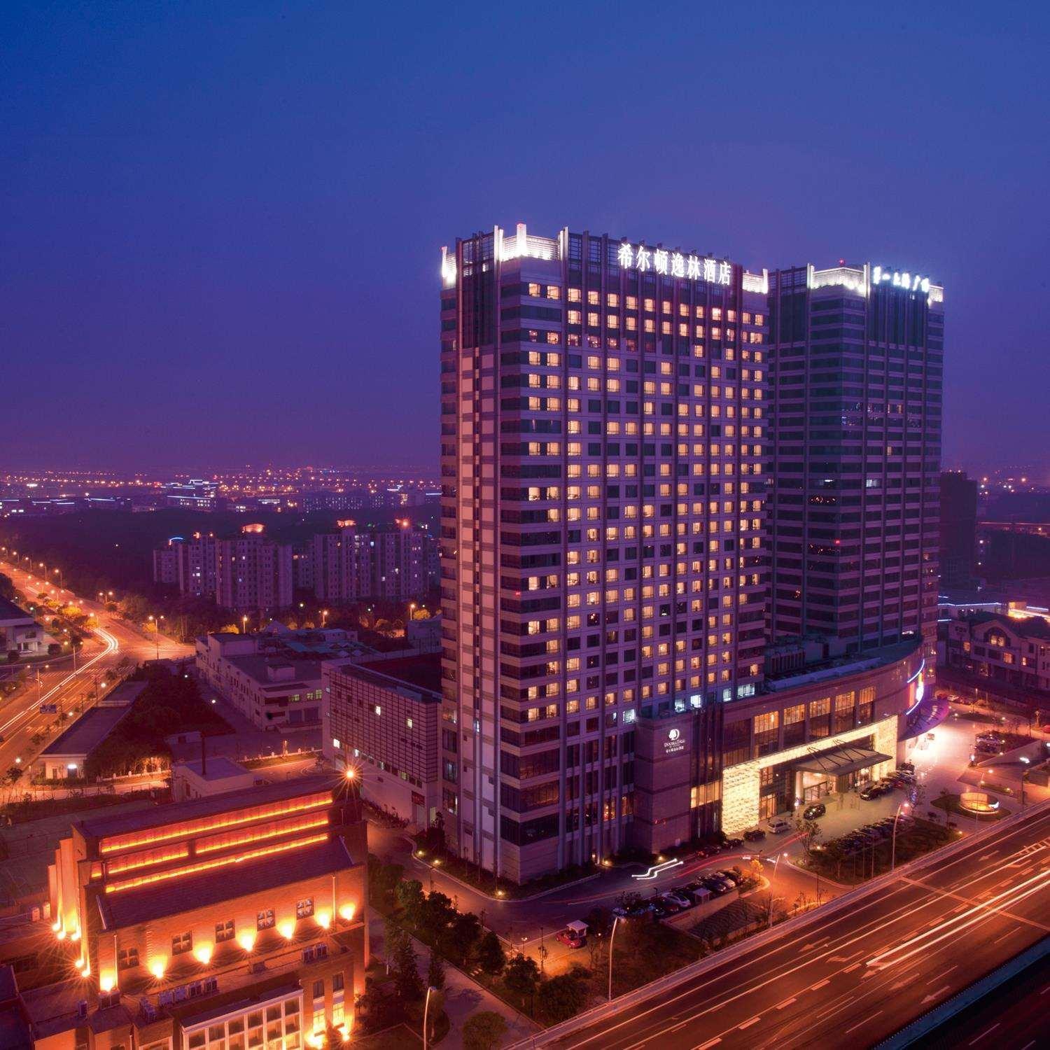 Doubletree By Hilton Wuxi Hotel Vuhszi Kültér fotó