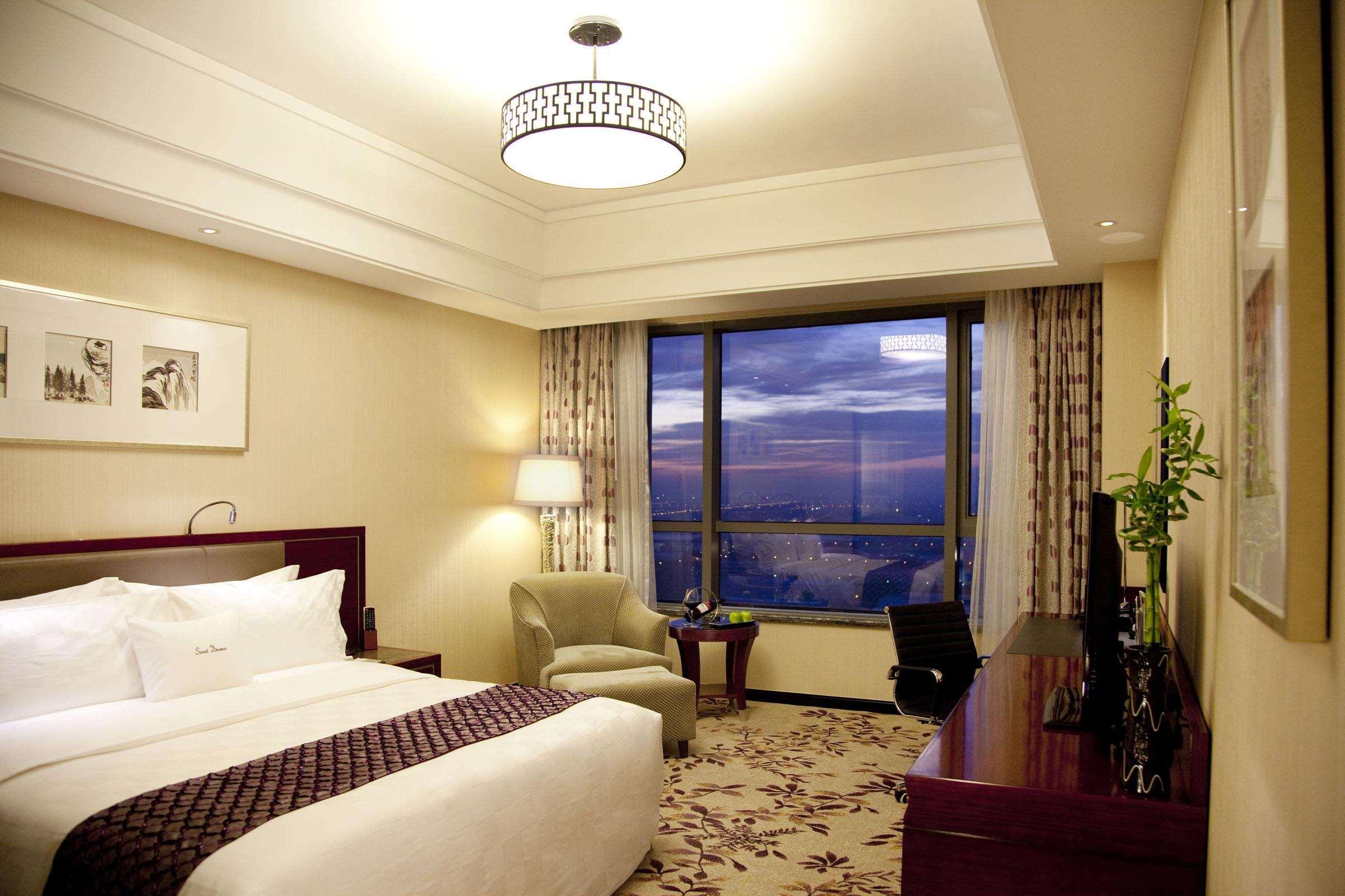 Doubletree By Hilton Wuxi Hotel Vuhszi Szoba fotó