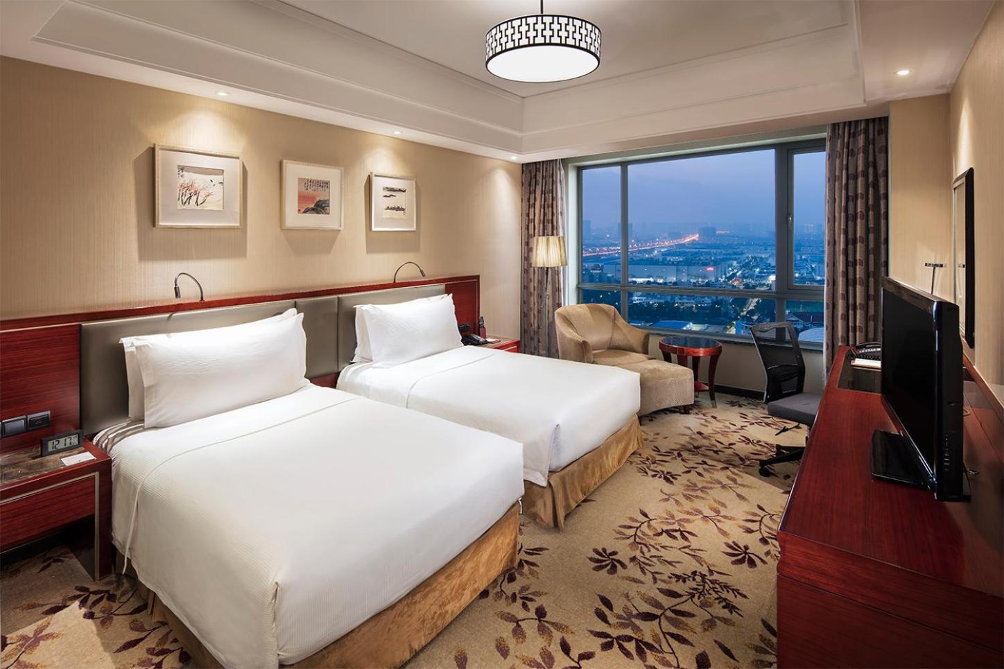 Doubletree By Hilton Wuxi Hotel Vuhszi Kültér fotó